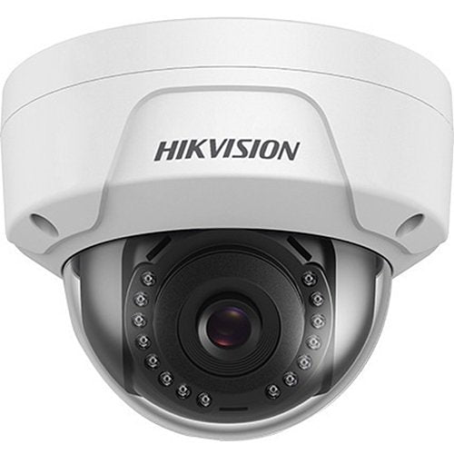 Hikvision ECI-D12F Value Express Series 2MP Outdoor IR Dome IP Camera Night Vision, 2.8mm Fixed Lens, White